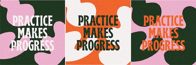 Practice makes progress repetitive design