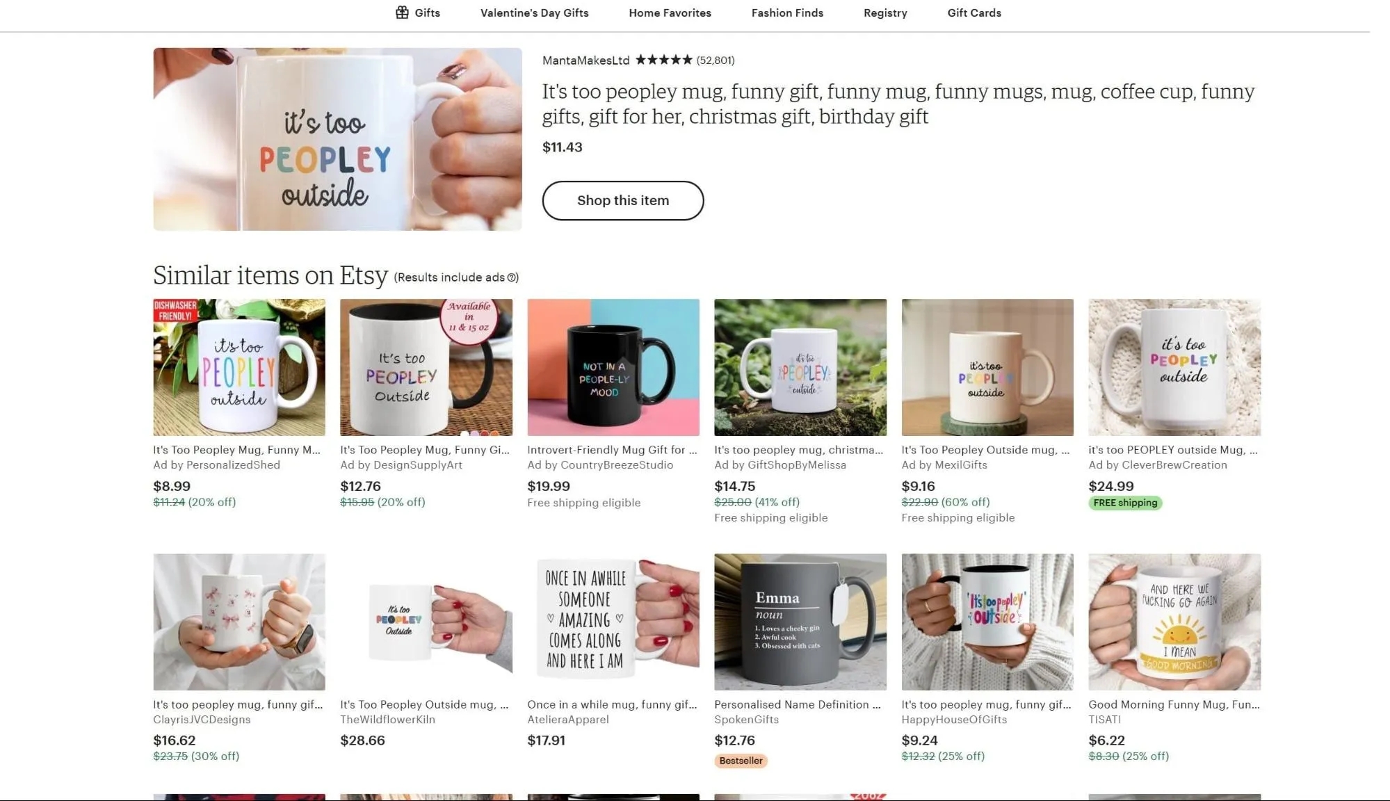 Best Things to Sell on Etsy POD Coffee Mugs