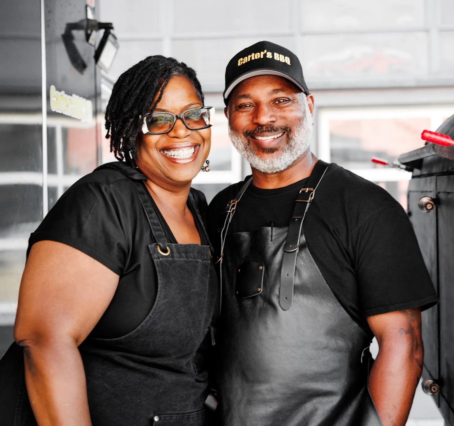 Darren and Theresa Carter - owners of Carter's BBQ