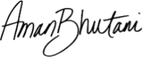 Aman Bhutani signature