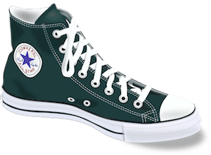 Converse Shoe Illustrates SEO Long Tail Keywords