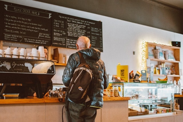 Man Buying Coffee