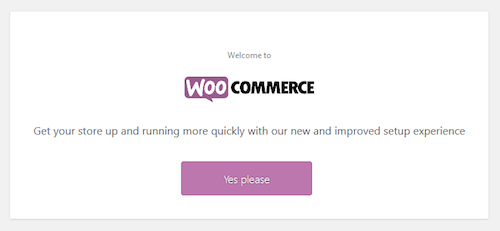 Setup Wizard WooCommerce