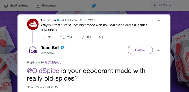 Social Media Networking Tacobell