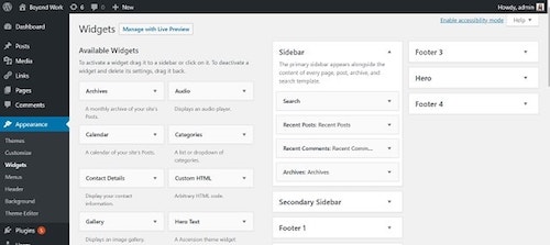 WordPress Dashboard Widgets